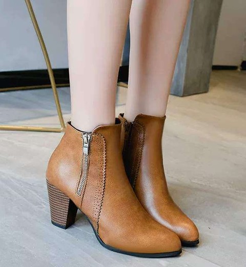 Foreign Trade Side Zipper Short Boots
