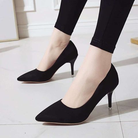 Leopard Print Pointed Toe High Heel