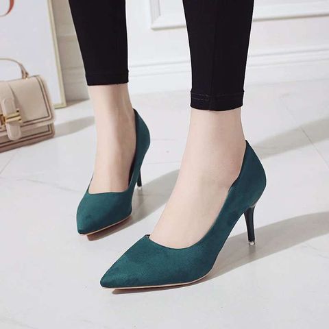 Leopard Print Pointed Toe High Heel