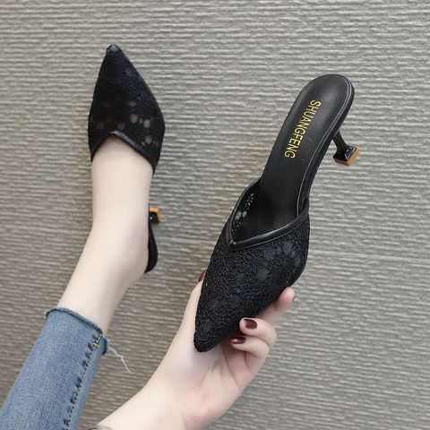 Half  Slippers Pointed Shoe For woman