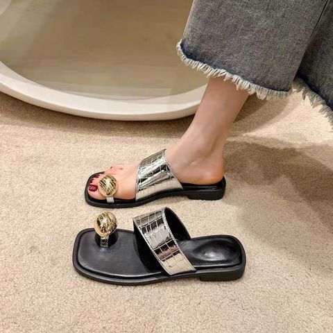 French Retro Flat Sandals For Women