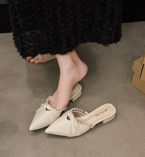 Baotou Half Slippers Women Summer Outdoor Sandals