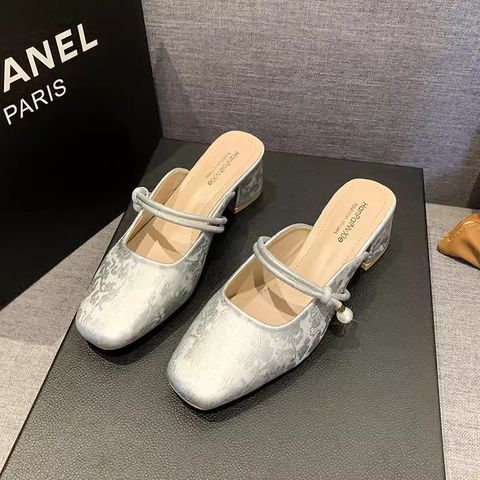Retro Baotou Half Slippers For Women