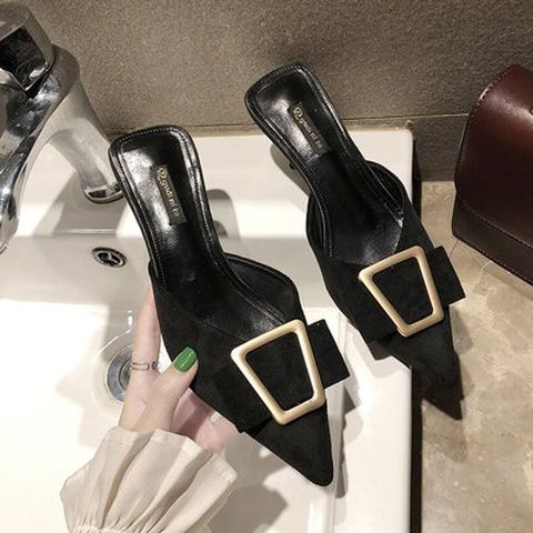 Women's Summer New Style Leopard Print pointed Toe High Heel Sandals