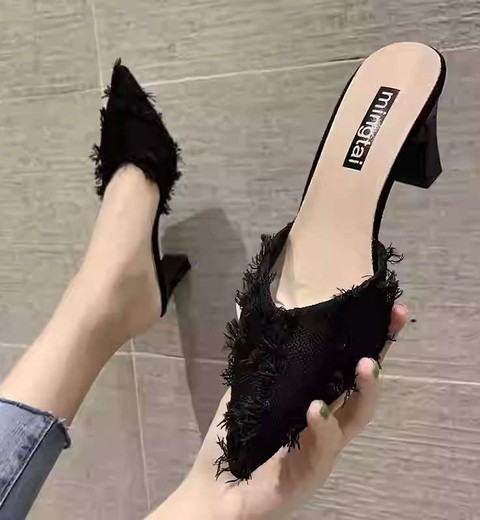 Pointed Toe Style Women's Outdoor Fashionable  High Heel