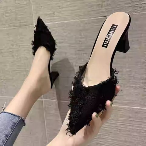 Pointed Toe Style Women's Outdoor Fashionable  High Heel