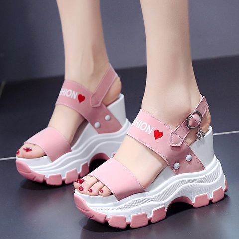 Internet Celebrity Thick-Soled Wedge-Heeled Sandals for Women