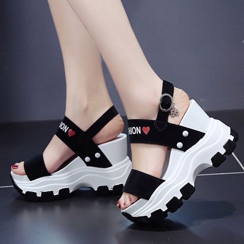 Internet Celebrity Thick-Soled Wedge-Heeled Sandals for Women