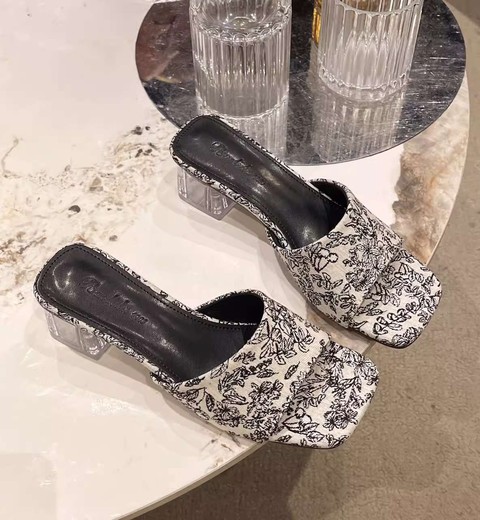 Embroidered Open Toe Sandals For Women