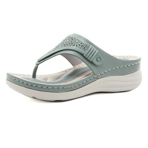 National Style Clip-Toe Beach Slippers Flip-Flops Women