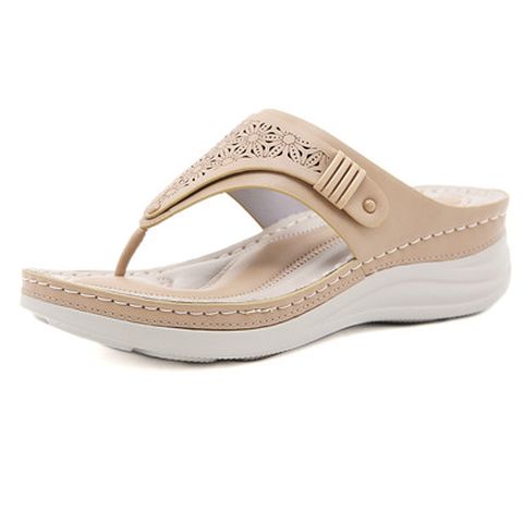 National Style Clip-Toe Beach Slippers Flip-Flops Women