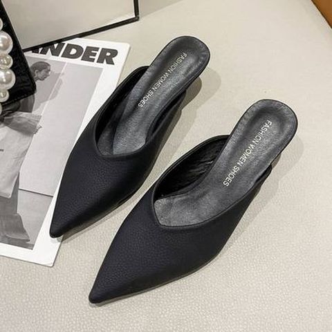 French Style Pointed  Heel closed Toe Sandals for Women