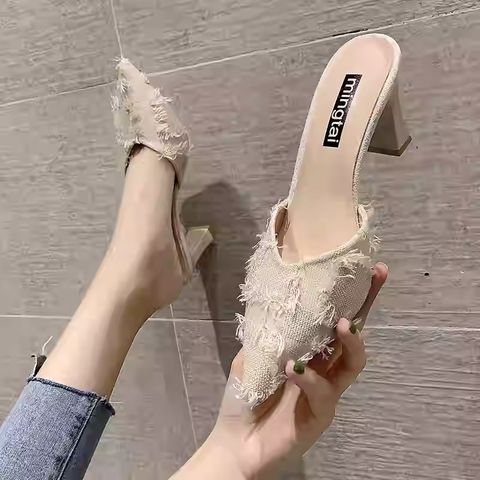 Pointed Toe Style Women's Outdoor Fashionable  High Heel