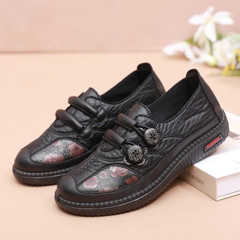 Soft Sole Non-Tiring Elderly Shoes Old Beijing Cloth Shoes