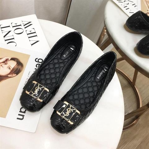 Hong Kong Genuine Leather Soft- Version Flat Shoes