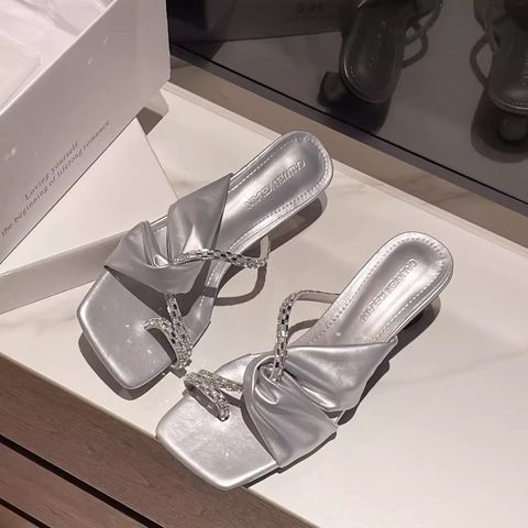 French Flip Flops High Heel For Women