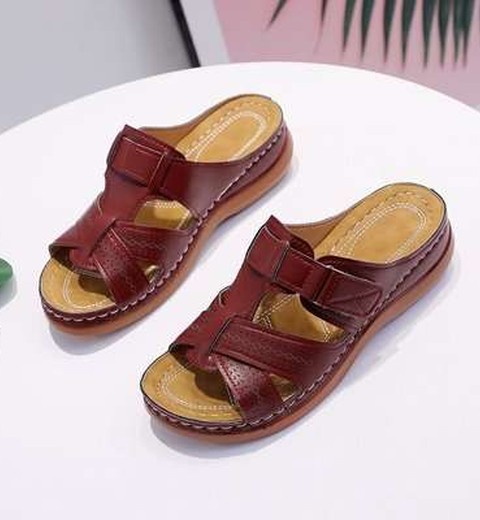 Summer Style Slippers Mid Heel