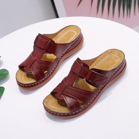 Summer Style Slippers Mid Heel
