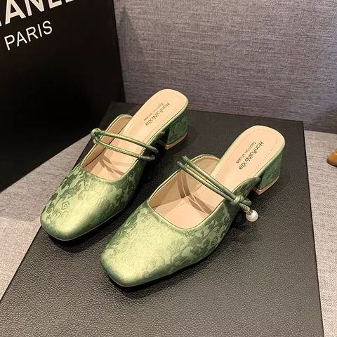 Retro Baotou Half Slippers For Women