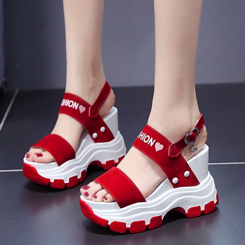 Internet Celebrity Thick-Soled Wedge-Heeled Sandals for Women