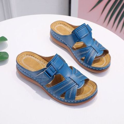 Summer Style Slippers Mid Heel
