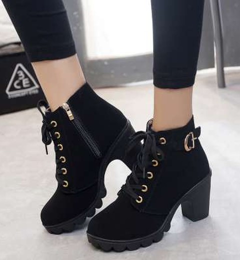 Martin Boots British style Round Toe Heel