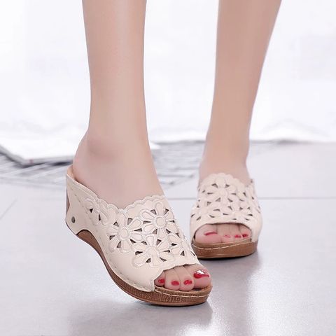 Soft Leather Slippers For Women