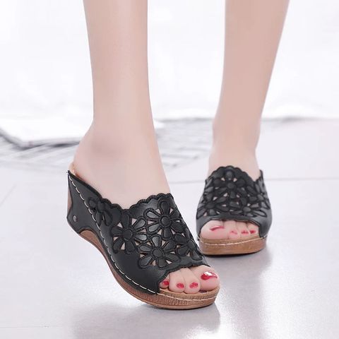 Soft Leather Slippers For Women